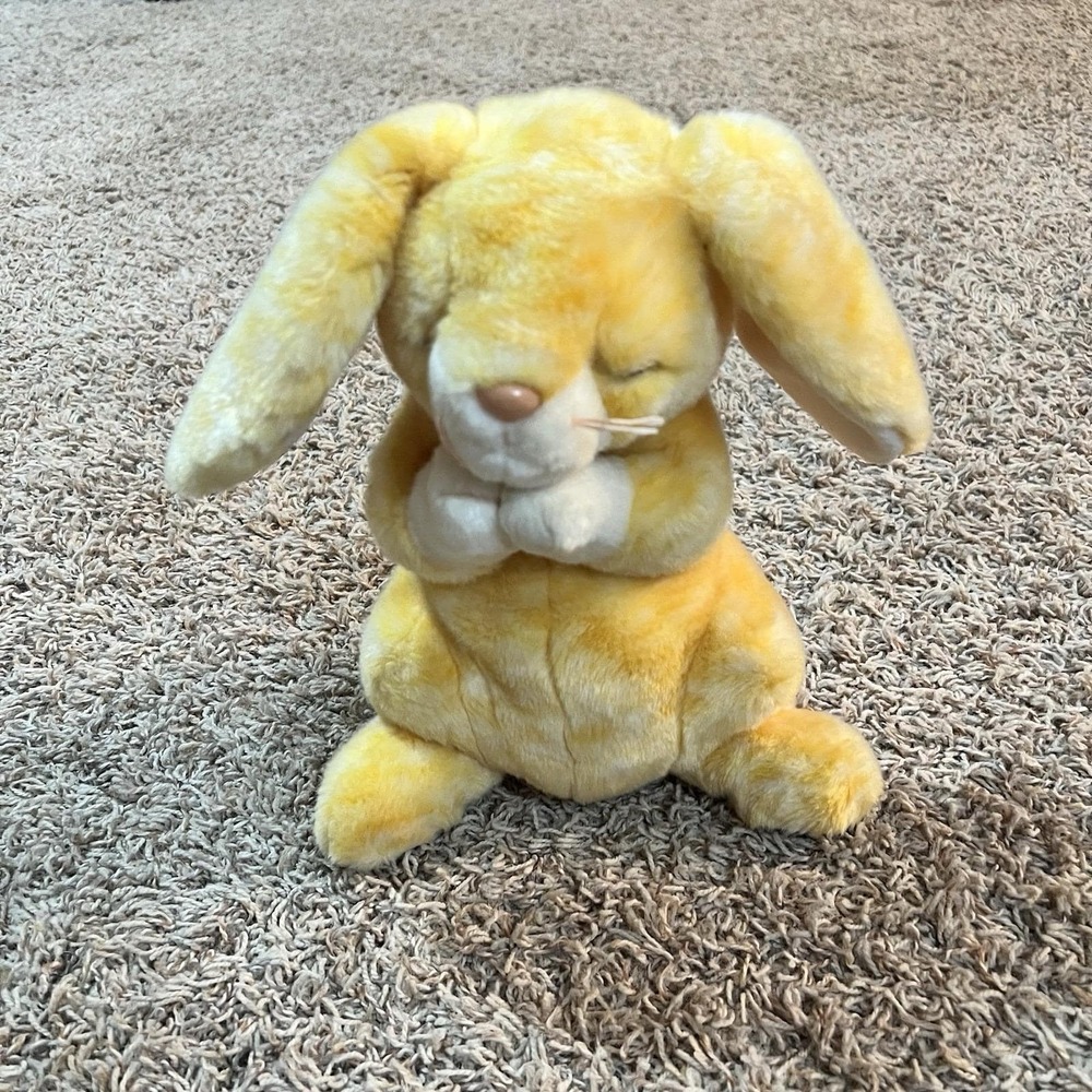 TY Beanie Buddies Vintage 2000 GRACE The Praying Bunny Rabbit 10"‎ Tall